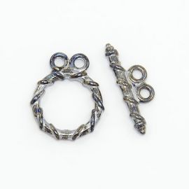 Halskettenverschluss 18x15 mm, 4 Zifferblatt