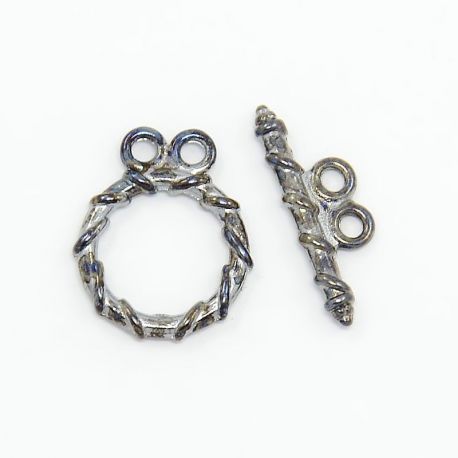 Halskettenverschluss 18x15 mm, 4 Zifferblatt MD0798
