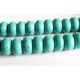 Synthetic turquoise beads 8x5 mm AK0122