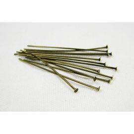 Brass pins 35x0.6 mm, ~100 pcs. (9,50 g)