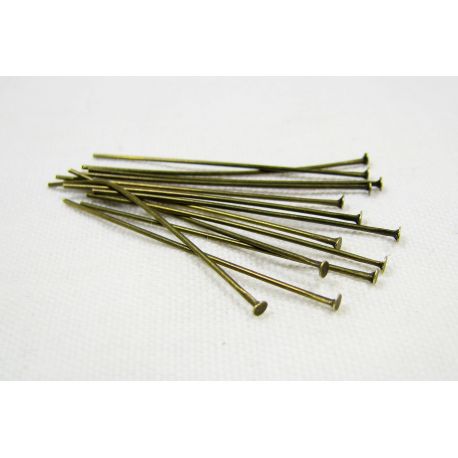 Brass pins 35x0.6 mm, ~100 pcs. (9,50 g) MD0603