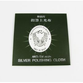 Serviette zur Silberreinigung, Größe ca. 82x82 mm, 1 Stck.