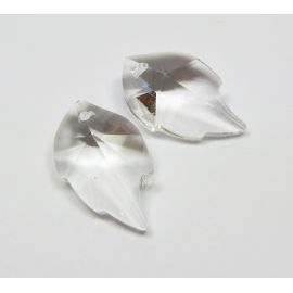 SW crystal pendant "Sheet" 25x15 mm, 1 pcs.