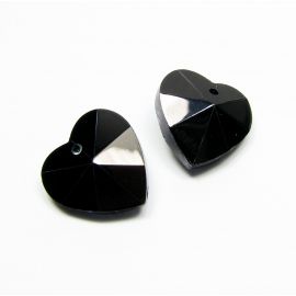 SW crystal pendant "Heart" 18 mm, 1 pcs.