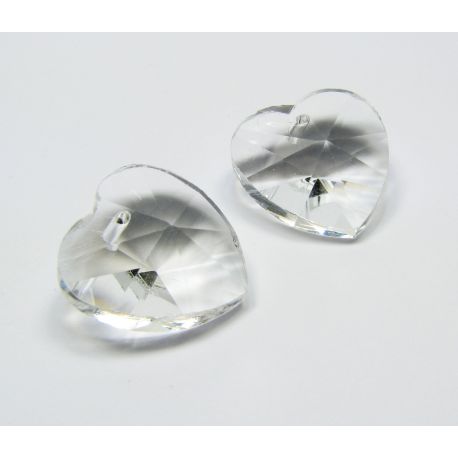 SW crystal pendant "Heart" 18 mm, 1 pcs. SW0011