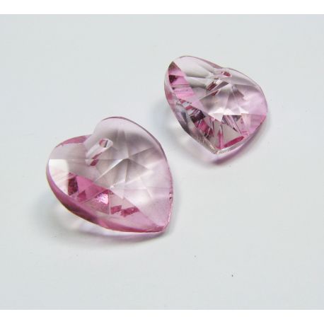 SW crystal pendant "Heart" 18 mm, 1 pcs. SW0015