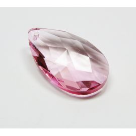 Swarovski Kristall, pink, Tropfenform, Größe ~ 38x22 mm