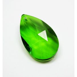 Swarovski-Kristall, grün, tropfenförmig, Größe ~ 38x22 mm