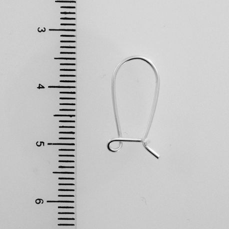 Earring hooks 925, 19 mm, 1 pair AG0014