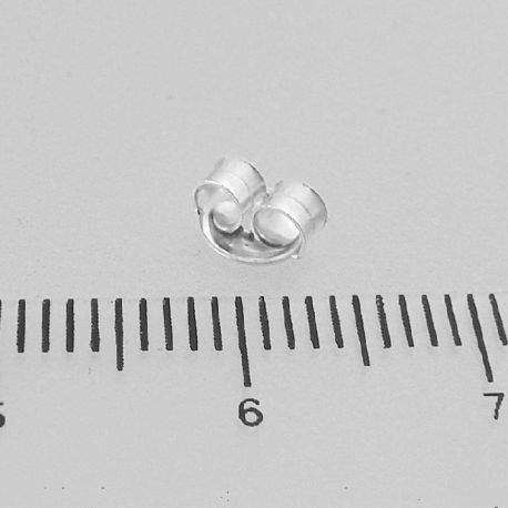 Earring lock 925, 5 mm, 1 pair AG0015