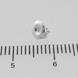 Earring lock 925, 5 mm, 1 pair