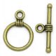 Halskettenverschluss 19x16 mm, 4 Zifferblatt MD0937