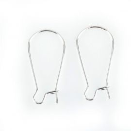 Earrings hooks 24x11 mm, 4 pairs