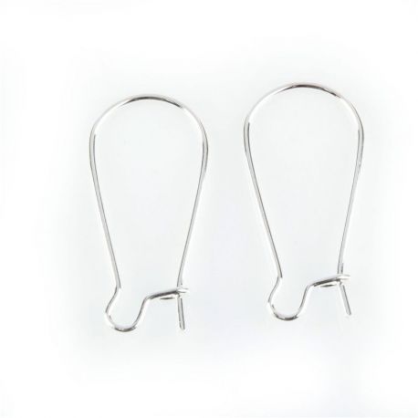 Серьги-крючки 24x11 мм, 4 пары MD0805