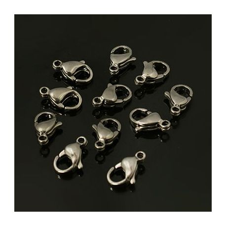 Stainless steel clasp 10x6 mm, 5 pcs. MD1020