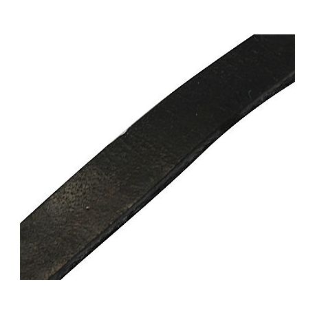 Genuine leather strap 7x2mm, 1 m VV0303