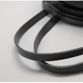 Genuine leather strap 10x2.5 mm, 1 m VV0304
