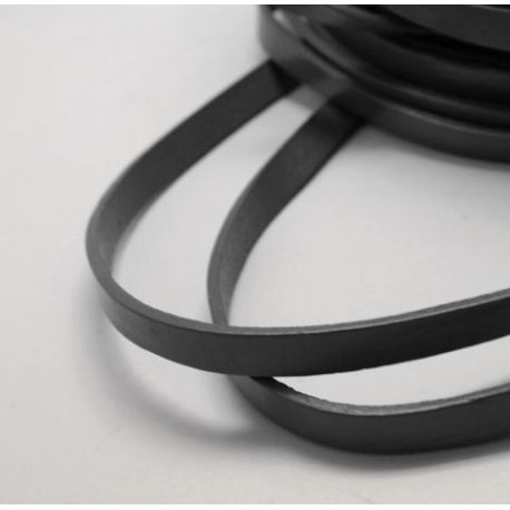 Genuine leather strap 10x2.5 mm, 1 m VV0304