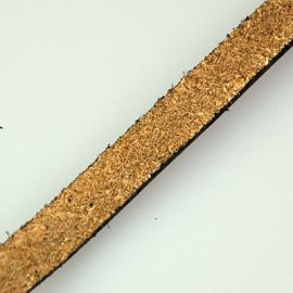 Natural leather strap 5x2 mm, 1 m
