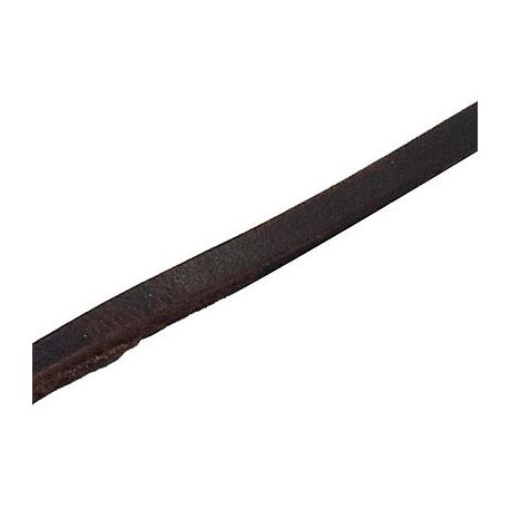 Genuine leather strap 3x2 mm, 1 m VV0308