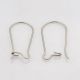 Stainless steel hooks for earrings 20x10 mm, 4 pairs MD1096