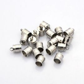 Nerūdijančio plieno užbaigimo detalė 10x7 mm, 4 vnt.