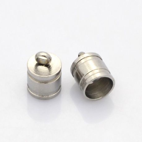 Nerūdijančio plieno užbaigimo detalė 10x7 mm, 1vnt. MD1099