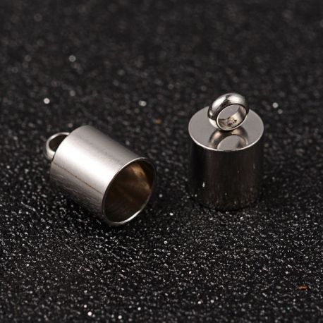 Stainless steel completion part 11x7 mm, 4 units. MD1100