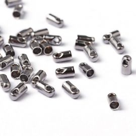 Žalvarinė užbaigimo detalė 5x2 mm, 10 vnt.