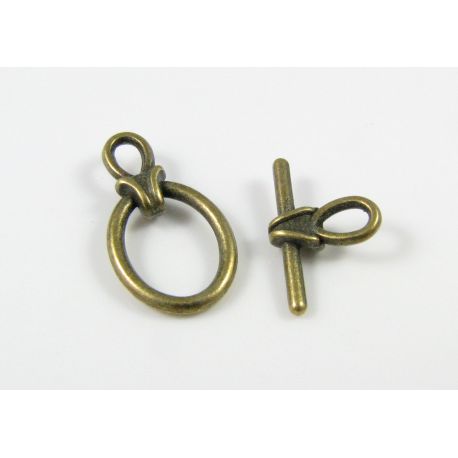 Halskettenverschluss 19x14 mm, 4 Zifferblatt MD0953