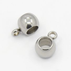 Stainless steel pendant holder 6x5 mm, 1 pcs.