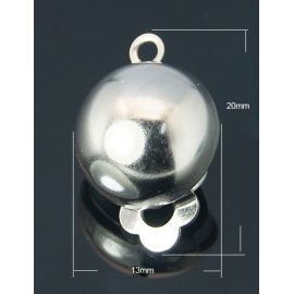 Auskarų ruošiniai – klipsai 20x13 mm, 1 pora MD1109