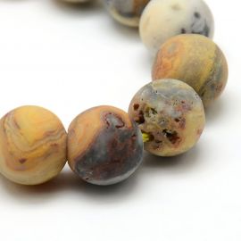 Agāta krelles 10 mm šķipsnas
