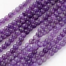 Amethyst beads strand 6 mm AK0906