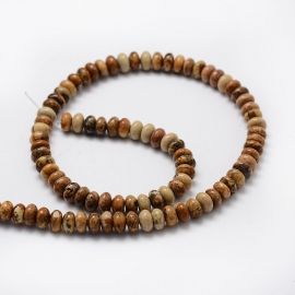 Бусы Jaspio нитка 6х4 мм