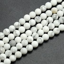 Houlit beads strand 6 mm AK0894