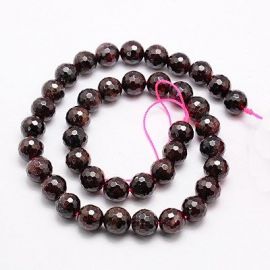 Amethyst beads strand 