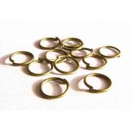 Single rings 8 mm, 10 pcs.