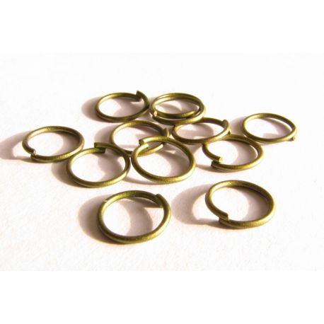 Single rings 8 mm, 10 pcs. MD0044