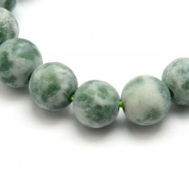 "Green spot" akmens karoliukų gija 8 mm
