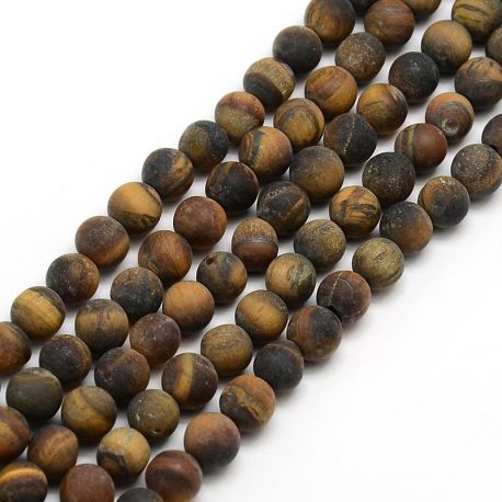 Natural Tiger Eye Beads 6 mm, 1 strand AK0938