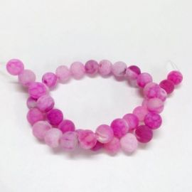 Agate beads strand 8 mm