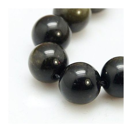 Obsidiaani helmeste lõng 8 mm AK0950