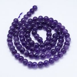 Amethyst beads strand 4 mm