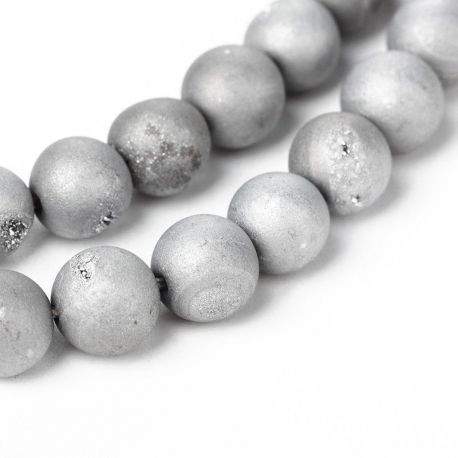 Agato Druzy pērlīšu šķipsna 10 mm AK0997