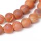 Agato "Druzy" karoliukų gija 8 mm AK0999