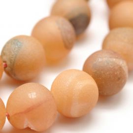 Agato Druzy beads strand 8 mm