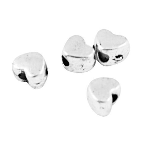 Распорка "Сердце" 4х3,5х3 мм, 10 шт. (1,10 г) II0185