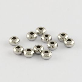 Stainless steel 304 spacer 5x3 mm, 10 pcs.