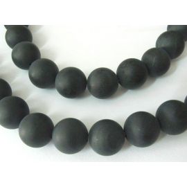 Agate beads 11-12 mm, 1 strand 